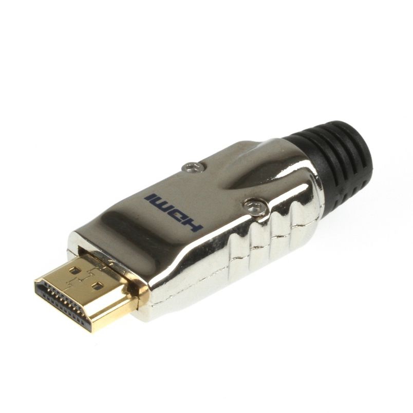 HDMI A Stecker zum Löten 19-polig Metallgehäuse HDMI A Stecker zum Löten 19-polig Metallgehäuse