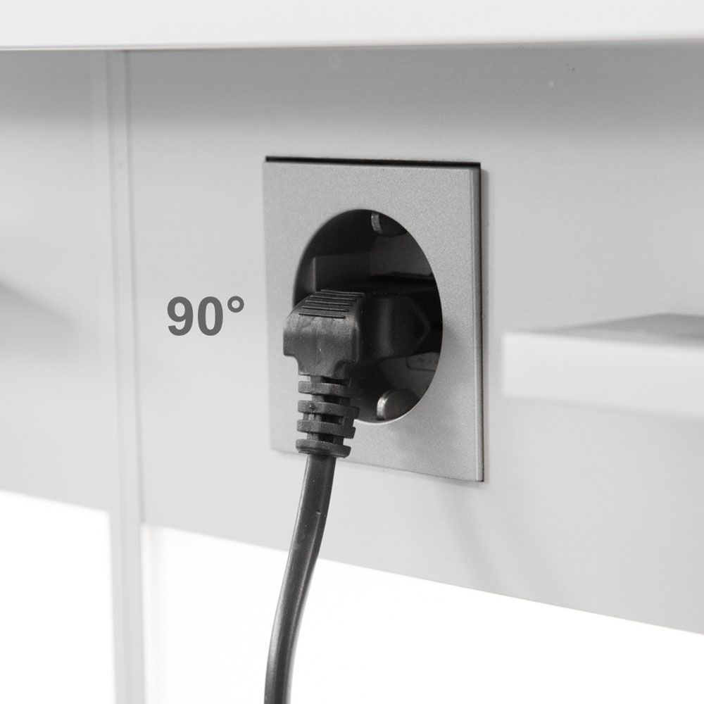 2-pol. Stromkabel mit EURO-8-Stecker BEIDSEITIG GEWINKELT 50cm 2-pol. Stromkabel mit EURO-8-Stecker BEIDSEITIG GEWINKELT 50cm