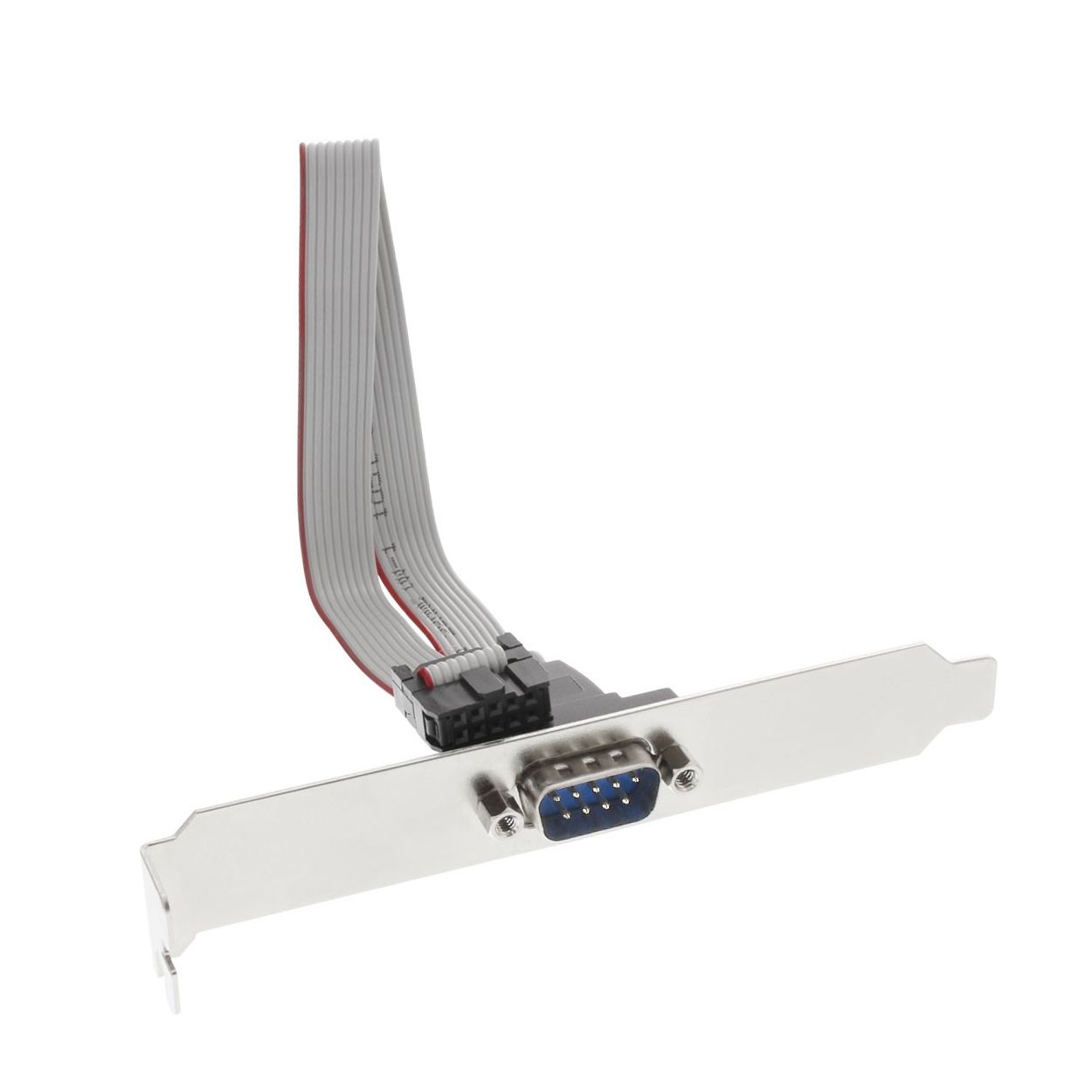 Slotblech DSUB-9 SERIELL COM RS232 mit 60cm Kabel Slotblech DSUB-9 SERIELL COM RS232 mit 60cm Kabel