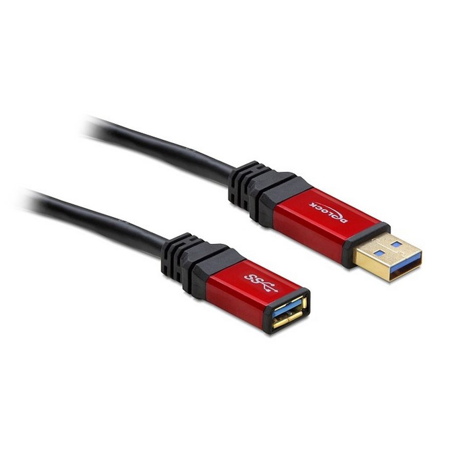 USB 3.0 Verlängerung von DELOCK A-Stecker an A-Buchse 2m USB 3.0 Verlängerung von DELOCK A-Stecker an A-Buchse 2m