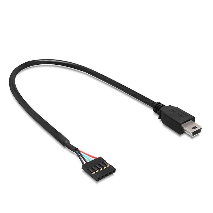USB 2.0 Kabel Mini-B-Stecker an 5-pol Boardstecker 30cm