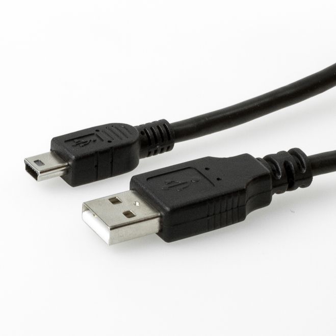 USB 2.0 Kabel mit Stecker A an Mini B, 80cm USB 2.0 Kabel mit Stecker A an Mini B, 80cm