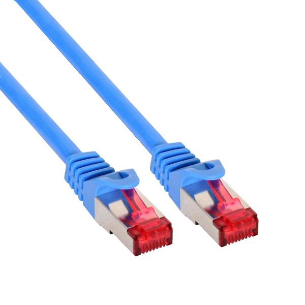 Cat.6 Netzwerkkabel PREMIUM Qualität S/FTP (PIMF) blau 50cm