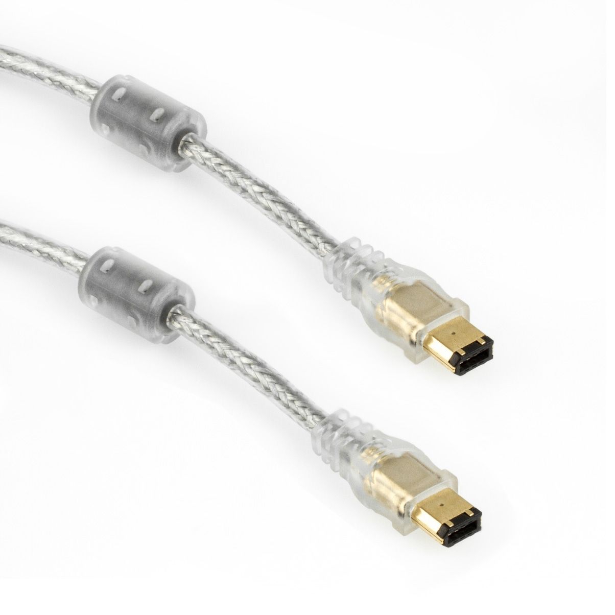 Firewire Kabel 2x 6-polig mit 2 Ferritkernen 5m