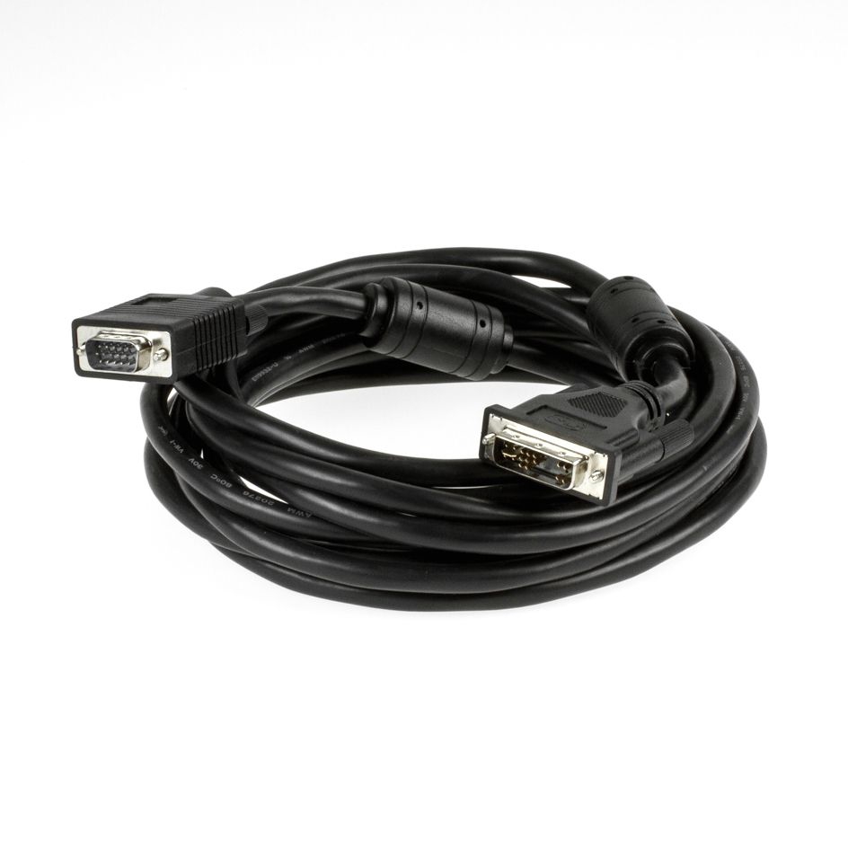 DVI-VGA Adapterkabel Stecker-Stecker 5m DVI-VGA Adapterkabel Stecker-Stecker 5m