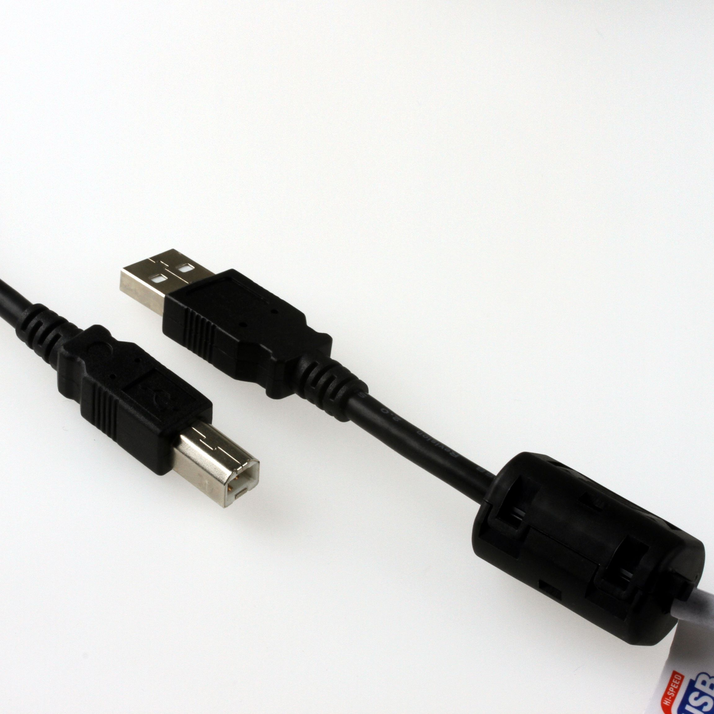 USB 2.0 Industriekabel mit verstärkten Poweradern, PREMIUM+ mit Ferritkern, 3m USB 2.0 Industriekabel mit verstärkten Poweradern, PREMIUM+ mit Ferritkern, 3m