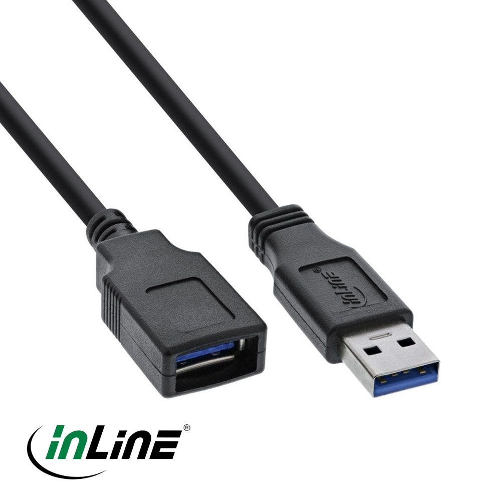 USB 3.0 Verlängerung A-Stecker an A-Buchse 50cm USB 3.0 Verlängerung A-Stecker an A-Buchse 50cm