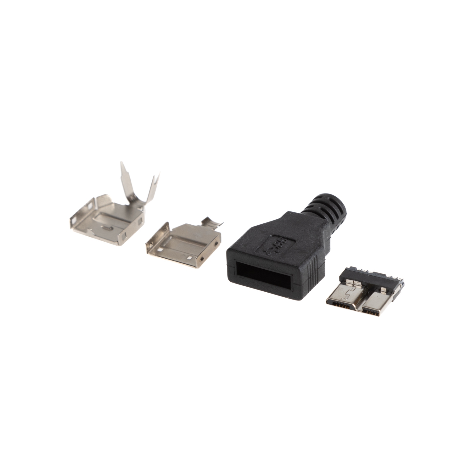 USB 3.0 Stecker MICRO B zum Löten (mit Haube) USB 3.0 Stecker MICRO B zum Löten (mit Haube)