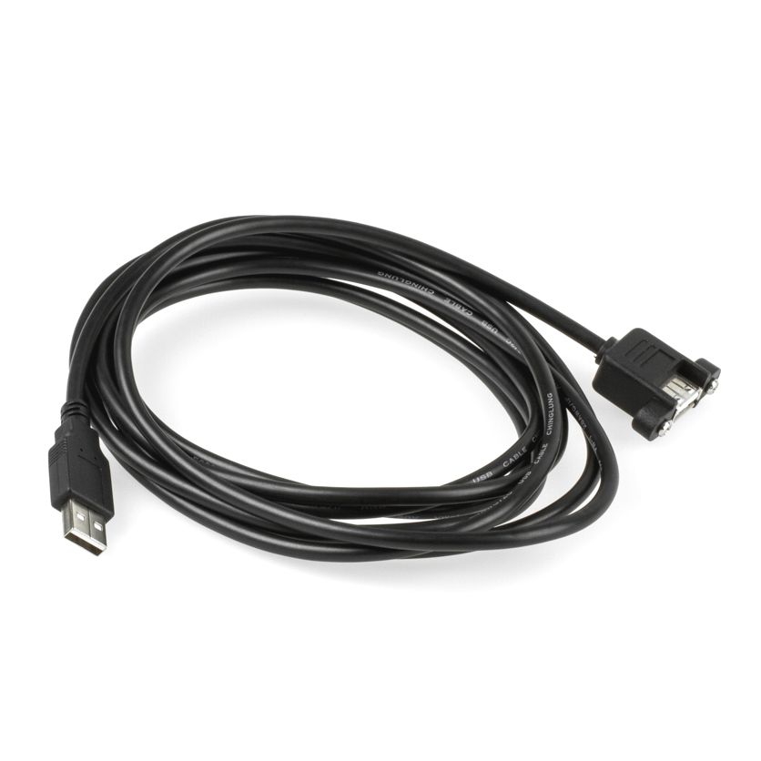 USB 2.0 Montagekabel A-Buchse mit 2 Schrauben an A-Stecker 3m USB 2.0 Montagekabel A-Buchse mit 2 Schrauben an A-Stecker 3m