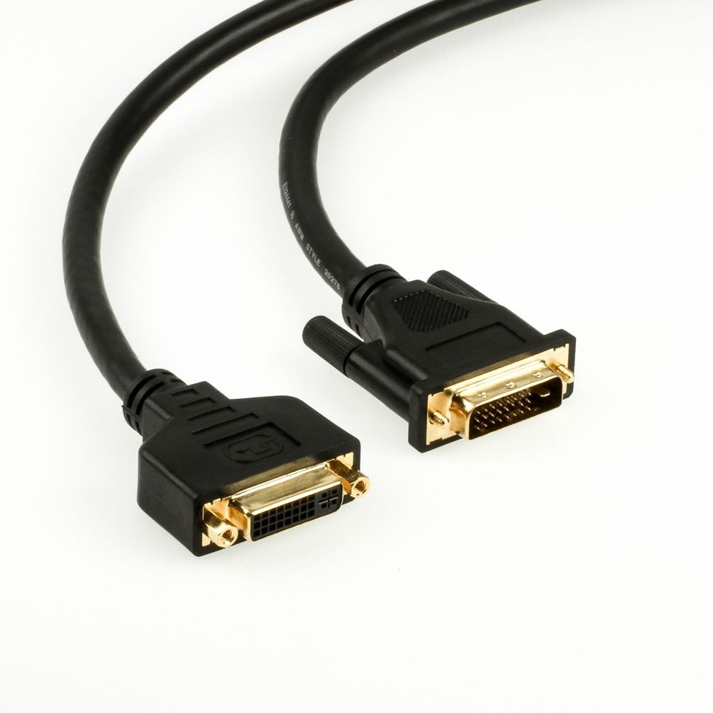 DVI Verlängerung Kabel Stecker-Buchse 2m DVI Verlängerung Kabel Stecker-Buchse 2m