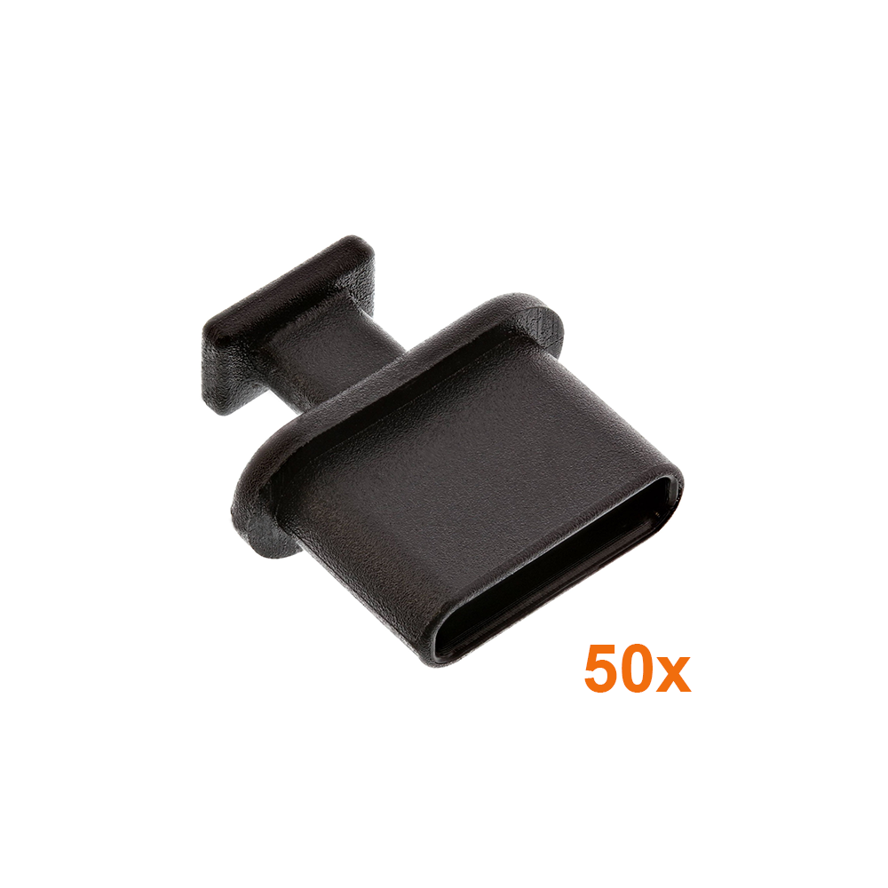 Staubschutzkappen für USB Type-C™ Buchse, VPE 50 Stück