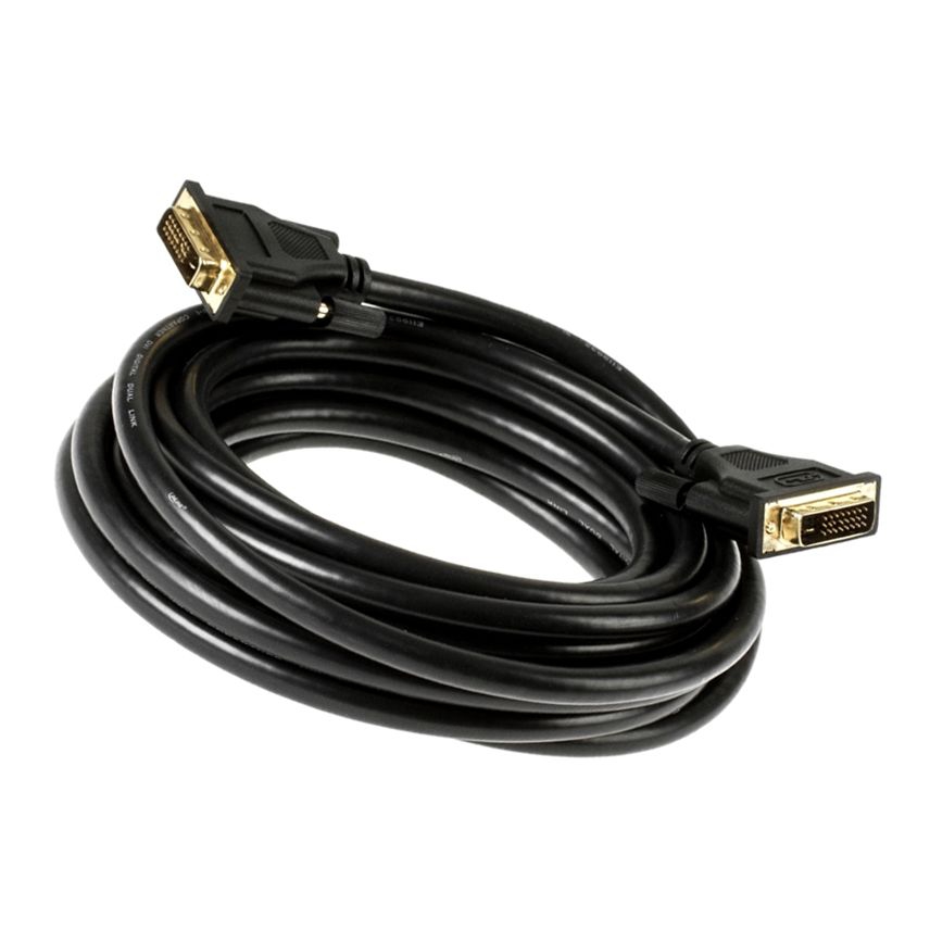 DVI-Kabel DVI-D DUAL-LINK 24+1 5m SCHWARZ DVI-Kabel DVI-D DUAL-LINK 24+1 5m SCHWARZ