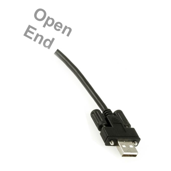 USB-Kabel A anschraubbar an offenes Kabelende ca. 2m