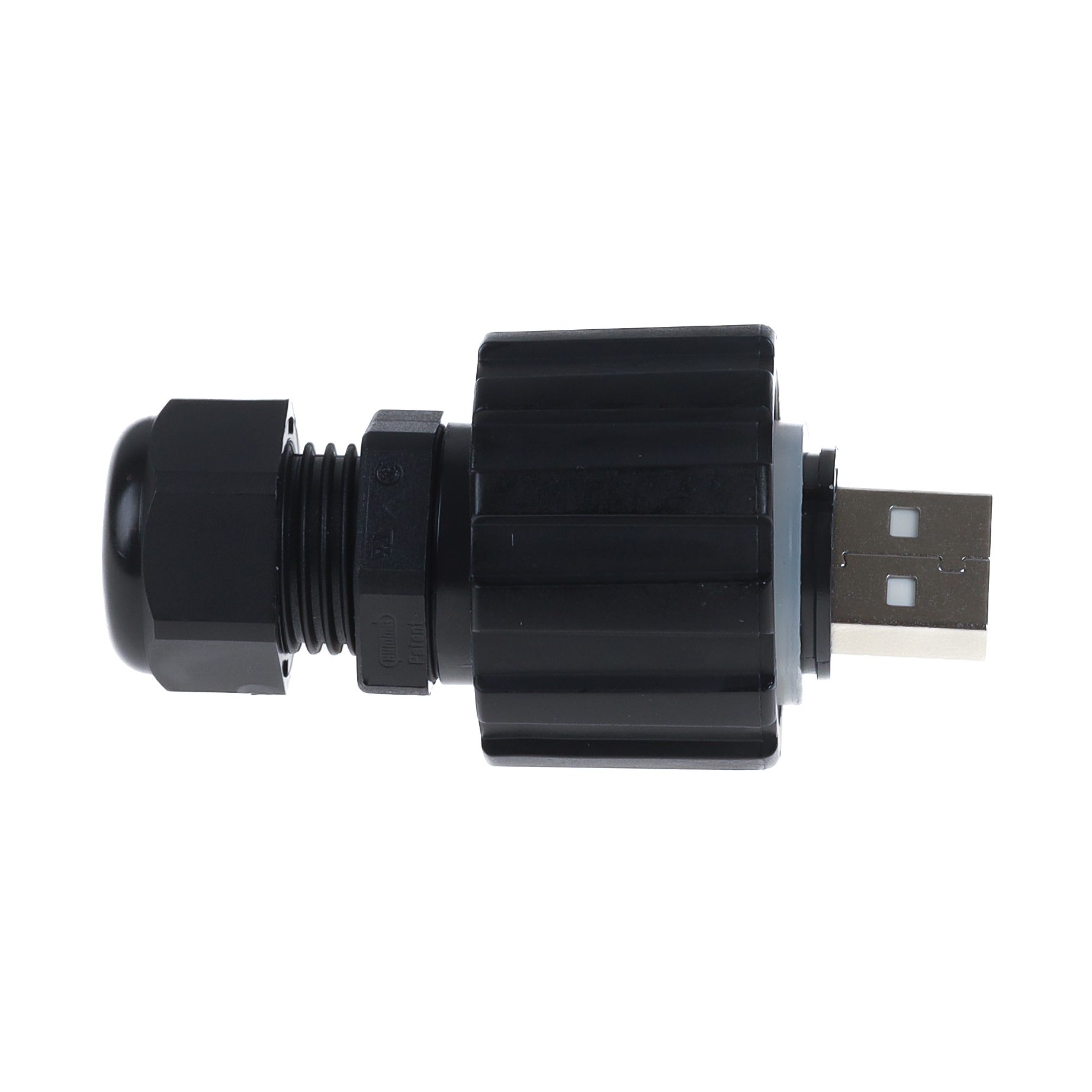 CONEC USB 2.0 Stecker Typ A, Lötversion, Bajonettverschluss, IP67, CONEC 17-200121